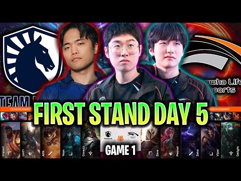 ZEUS KAYLE TOP IN FIRST STAND! - TL vs HLE GAME 1 FIRST STAND 2025 DAY 5