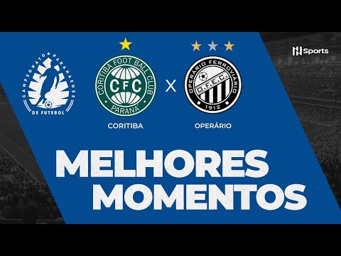 Gols e lances de Coritiba x Operário