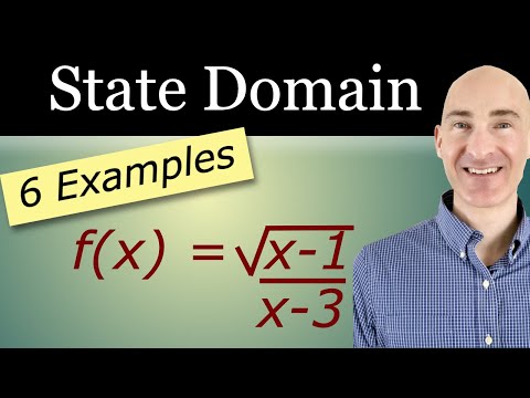 Find the Domain of the Function Given the Equation
