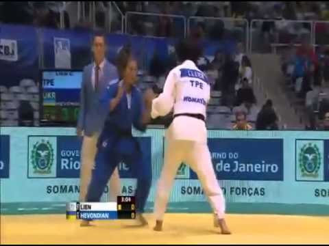 LIEN, Chen Ling (TPE) - HEVONDIAN, Shushana (UKR) -57 kg IJF World Championship Seniors 2013