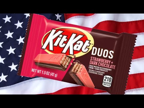 Trying Strawberry Dark Chocolate KitKat
