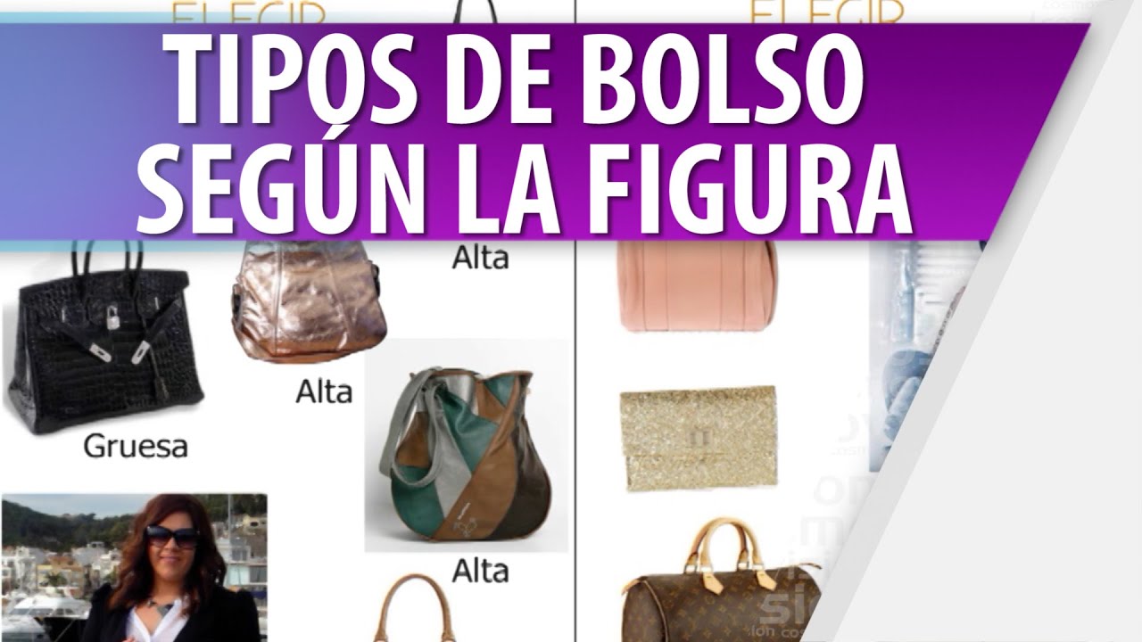 Tipos de Bolsos para las mujeres según la figura
