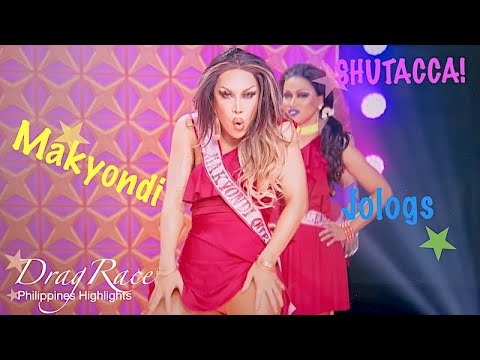 Hilarious SHUTACCA Queen's vocabs and characterizations Drag Race Philippines S1E5