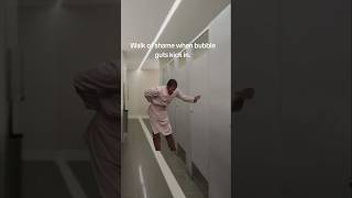 Walk of shame when bubble guts kick in. #funny #publicrestroom #shorts #restroom #memes