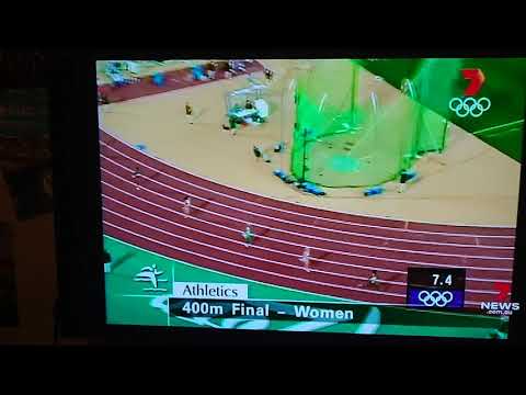 Sydney 2000 400m Final Cathy Freeman Wins Gold