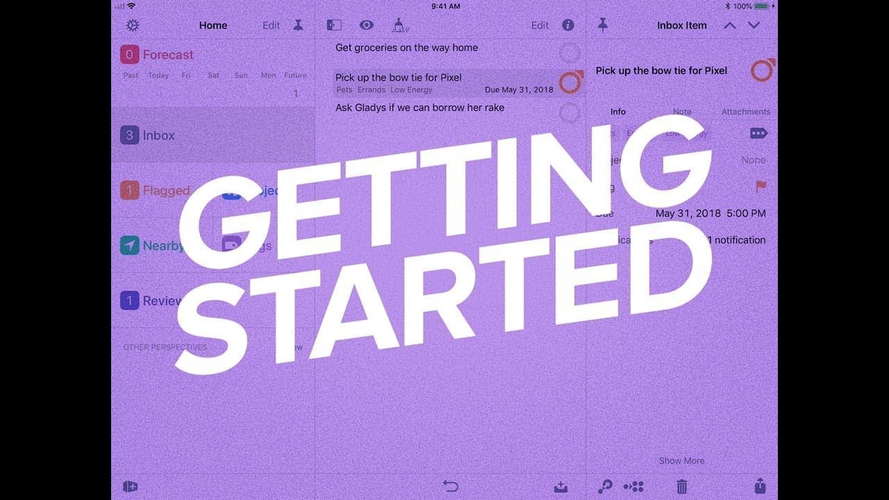 Getting Started with OmniFocus 3 for iOS