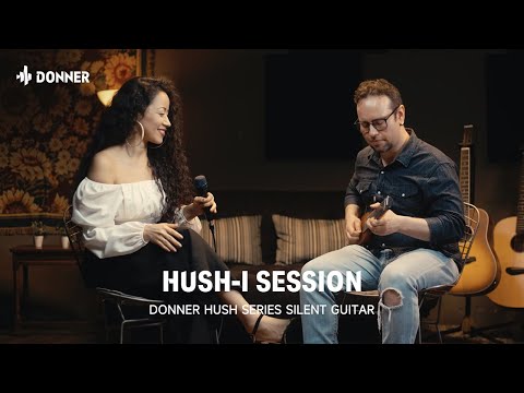 Donner HUSH-I Headless Removable Frames Ultra Light Silent Guitar image 10