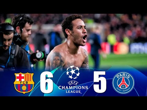 FC Barcelona 6 x 5 PSG (Neymar Heroic Performance) ● UCL 2017 Extended Highlights & Goals HD