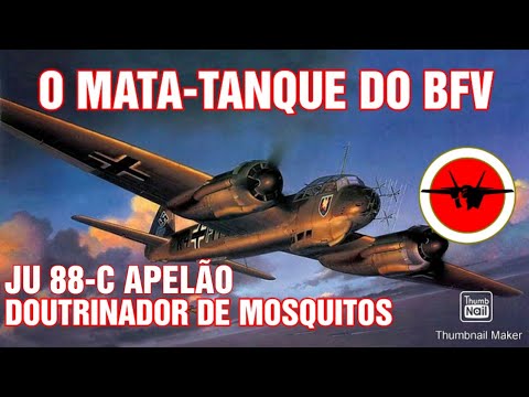 Mosquito chamou pra treta!! Ju 88  - C doutrinador de mata-tanques!! 😜