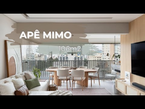 Mimo Apartment Tour - 94m2 with Integrated Balcony in a blend of Provençal and Modern styles.