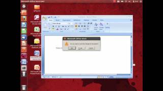 Ubuntu 11.10: Install Microsoft Office Easily