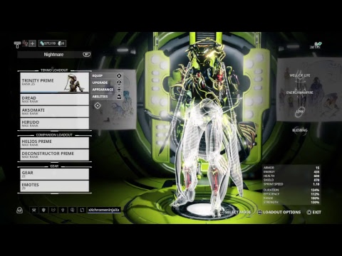 Warframe 2 Trinity prime sets giveaway PS4 ONLY
