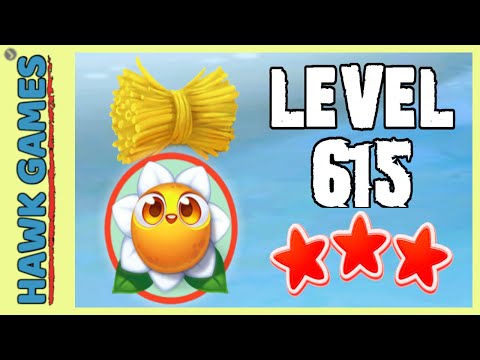 Farm Heroes Super Saga Level 615 Hard - 3 Stars Walkthrough, No Boosters