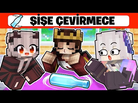 ŞİŞE ÇEVİRMECE OYNADIK 😱 - Minecraft