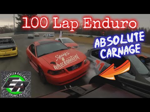 Complete Chaos! Evergreen Raceway 100 Lap Enduro (Last 25 Road Course) 11-15-25
