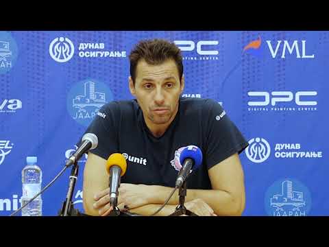 Beograd, Vlada Vujasinovic trener VK Novi Beograd, hocemo da budemo jedan od najboljih klubova