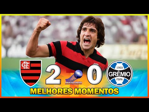 FLAMENGO 2 x 0 GRÊMIO ● MELHORES MOMENTOS ● CAMPEONATO BRASILEIRO 1979 ● 2ª FASE