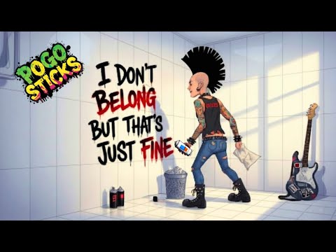 POGO STICKS - I don't Belong ( and that's Just Fine ) PUNK ROCK | Classic 80s Style 