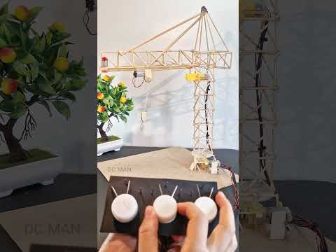 Fixed Crane Mechanism | #dcmotor #tech #diy #dcgearmotor