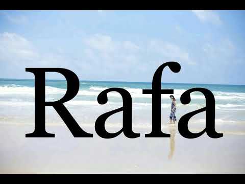 How To Pronounce Rafa🌈🌈🌈🌈🌈🌈Pronunciation Of Rafa