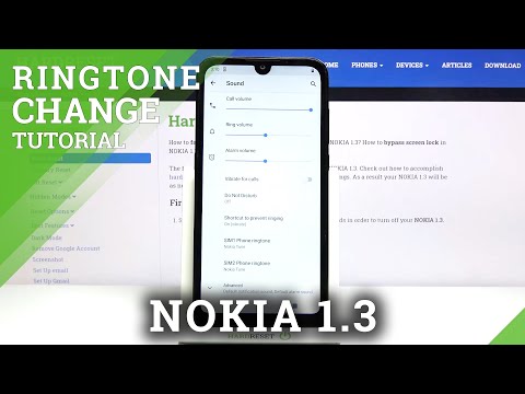 How to Change Ringtone on NOKIA 1.3 – Manage Sound Settings