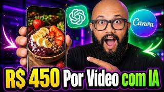 Create Videos with AI in Minutes and Sell for R$450 (ChatGPT + Canva) thumbnail