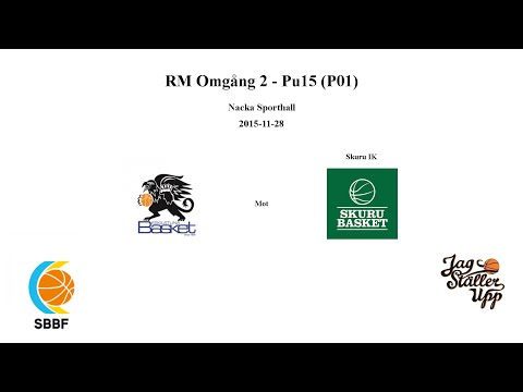 Skuru Basket (P01) mot Eskilstuna Basket - RM Omgång 2 - 2015-11-28