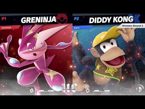 SSB202 Winners Quarters - Slick (Greninja) vs Surubi (Diddy Kong)