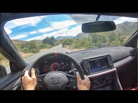 2020 Nissan GT-R Nismo POV Canyon Drive (3D Audio)(ASMR)