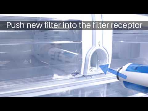 Pureplus #RWF0700A:How to install a Samsung  DA29-00020B refrigerator water filter #replacement
