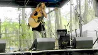 Annie Wenz at 2011 Suwannee Springfest--flute and ankle bells