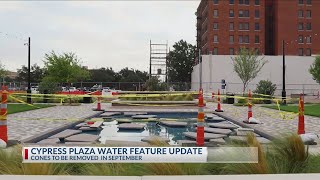 Abilene's Cypress Plaza water feature reopening soon