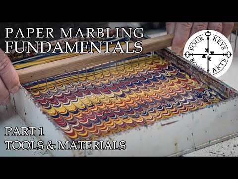 Paper Marbling Fundamentals: Part 1 - Tools and Materials