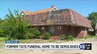 Former Tate Funeral Home to be demolished