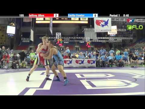 Cadet 195 - Jeffrey Allen (Virginia) vs. Emilio Fowler (Kansas)
