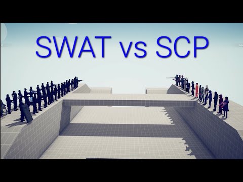 SWAT Team vs SCP Team - Totally Accurate Battle Simulator TABS