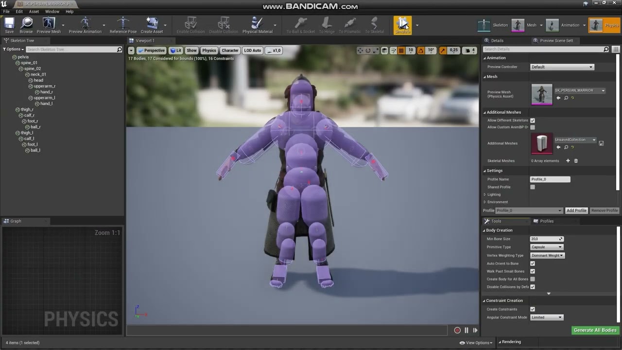 Prajurit Persia Model 3D