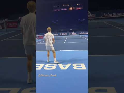 17 year old prodigy Henry Bernet training in Basel! 🔥 #atp #atptennis #atptour #prodigy #swiss