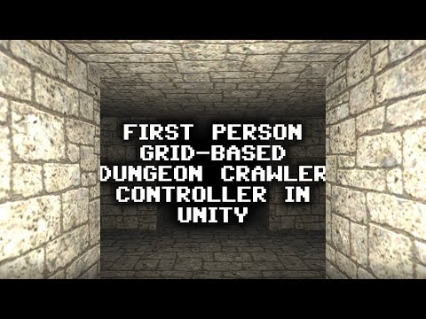 First Person Grid Based Dungeon Crawler Controller in Unity