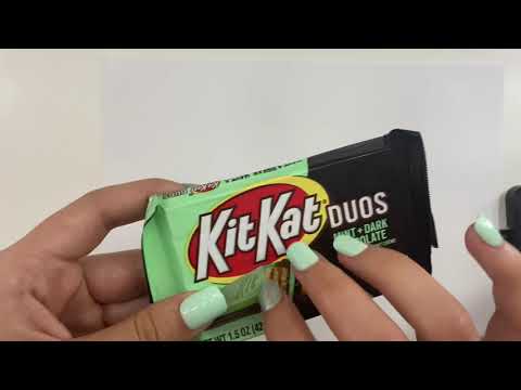 Kit Kat Mint Chocolate ASMR