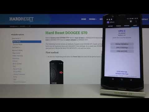 Performance Test of Doogee S70 - CPUZ Pro Benchmark Test Results