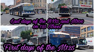 MTA: 125 Street Corridor (BX15, M100, M125, M60-SBS, M101 action)