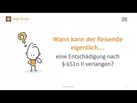Jura2Go - Entschädigung nach  § 651n II ► juracademy.de