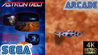 Astron Belt Arcade ( Sega 1983 ) 4k Gameplay