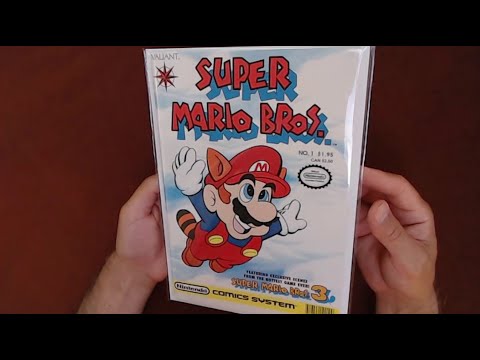 Reading Comic Books: Super Mario Brothers #1, 1990 Valiant Comics, Intro (22:49) Read (40:50) [ASMR] Video