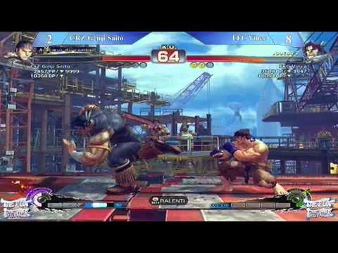 The Best Fighter J3 CRZ Genji Seito Vs FFC Vince SSF4AE