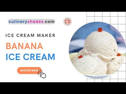 Homemade banana ice cream recipe | only 5 ingredients