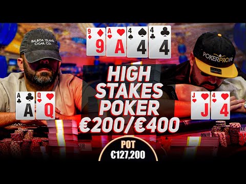 Devastating Turn Cards at €200/€400 Cash Game | High Stakes Poker E02