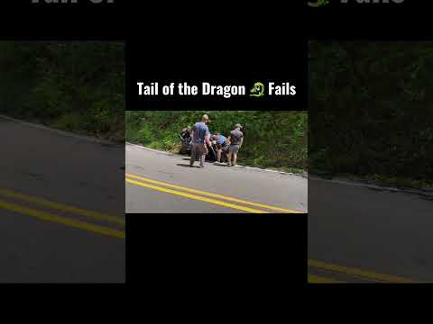Tail of the Dragon Flyby Fails Make a safe trip. Stay in your lane no need to risk it