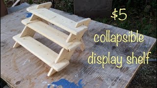 how to make a cupcake stand from wood